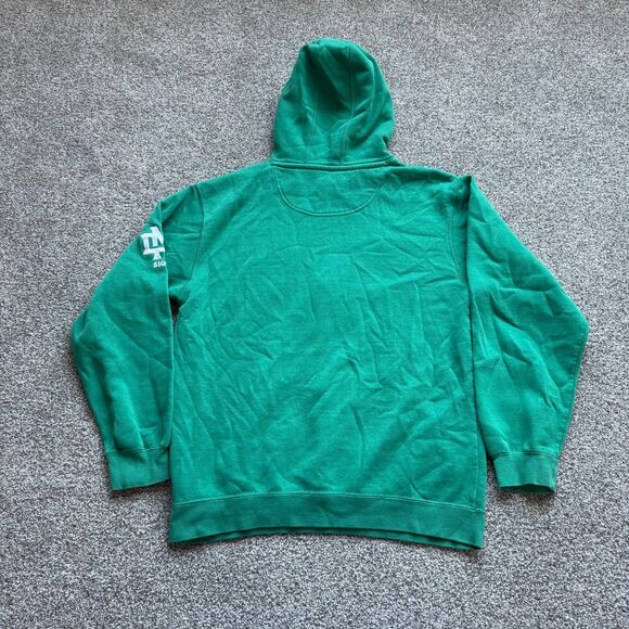 VINTAGE NORTH DAKOTA UNIVERSITY FIGHTING SIOUX HOODIE SWEATSHIRT UND MEDIUM - Picture 4 of 8